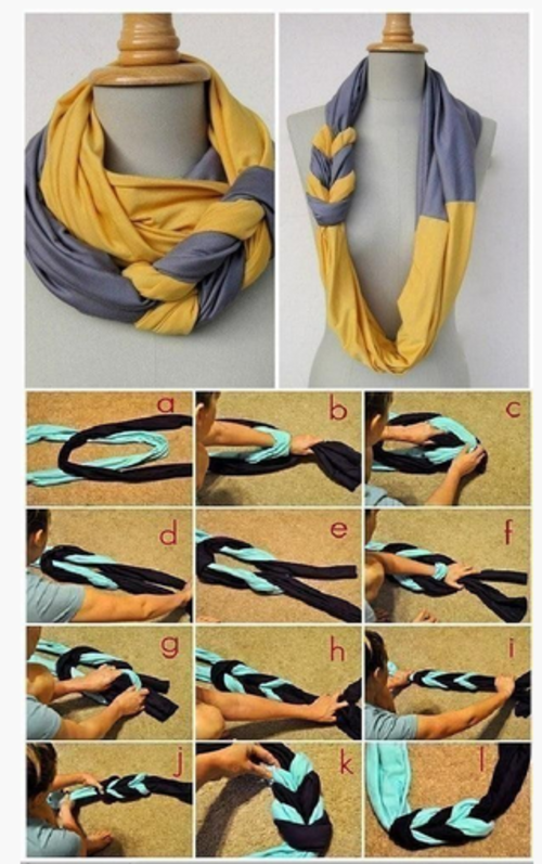 diy, diy projects, diy craft, handmade, diy ideas, diy double scarf