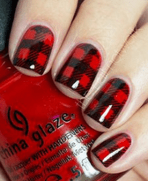 Black & Red for Nails