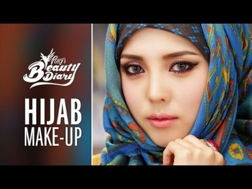Hijab make-up from Korean girl