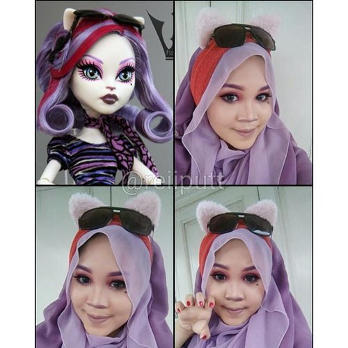 Good morning! New post is up on my blog rumahcantikputri.blogspot.com, this time I share a make up look inspired by Monster High in collaboration with other beauty bloggers. Can you guess who am I becoming? #makeup #monsterhigh #catrinedemew #collaboration #halloween #beauty #baretoglam #hijab #hijabootdindo #beautyblogger #beautybloggerid #indonesiabeautyblogger #ibb #character #clozetteid #cosplayer #halloweenmakeup