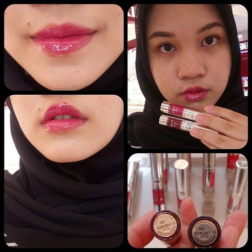 Mix mix mix trying out @lancomeid newest lip product the Lip Lover, this is the fusion of no 362+357, it's a liquid lipstick I supposed, the texture is like a gloss but have a good color pay off. Have you tried them? You can find them, mix and create your own shade at the nearest Lancome counter. They're retail at 340k fyi :) #liploverid #lancome #lancomeloveslips #Lancomeid #lipstick #makeup #beauty #beautyblogger #beautybloggerid #clozetteID