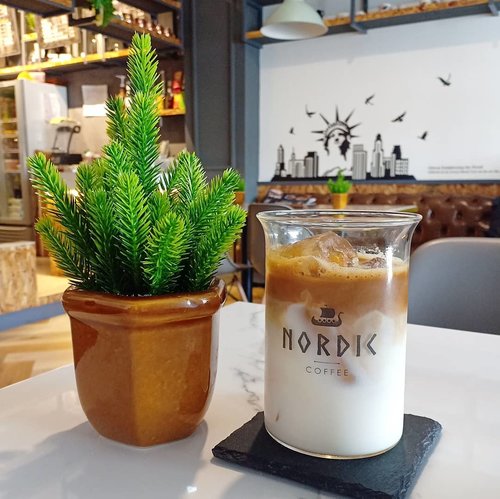 More Instagramer/Blogger-friendly recommendation : @nordic_coffee .

Best spot is actually the smoking area since it is located directly beside the windows, but obviously it'd not be comfortable if you are a non-smoker like me. If you come to take photos and don't want to sit in the smoking area, then just make sure you come earlier (like 1 to 2 PM) to make sure there are still enough sunlight in the inner area and the yellow lights are not on yet.

The place is cozy, coffee's nice, and the staffs super friendly and won't bother you even if you take hundreds of pics (just be sure to stay respectful and mindful not to disturb other guests), prices are okay (it's not super cheap but still okay, under 40k for most of the fancy drinks). Oh, and they also have fun neon sign downstairs to take OOTD at.

Recommended and will definitely be coming back!

#cafe #surabayacafe #cafesurabaya #surabaya #recommended #recommendedcafe #coffee #coffeetime☕ #coffeeholic #addictedtocoffee #clozetteid #sbybeautyblogger #bloggerindonesia #bloggerceria #bloggerperempuan #beautynesiamember #lifestyleblogger #lifestyle #lifestyleinfluencer #influencer #influencersurabaya #surabayainfluencer #hangout #nordiccoffee #nordic #coffeesurabaya #coffeeshop #surabayablogger #bloggersurabaya