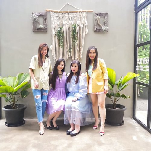 Group photo after 4 months...

#ootd #ootdid
#sbybeautyblogger  #bblogger #bbloggerid #influencer #influencerindonesia #surabayainfluencer #beautyinfluencer #beautybloggerid #beautybloggerindonesia #bloggerceria #beautynesiamember  #influencersurabaya  #indonesianblogger #indonesianbeautyblogger #surabayablogger #surabayabeautyblogger  #bloggerperempuan #clozetteid #sbybeautyblogger  #girls #BeauteFemmeCommunity #asian #surabayainfluencer #personalstyle #surabaya #pastelcolors #celebrateyourself