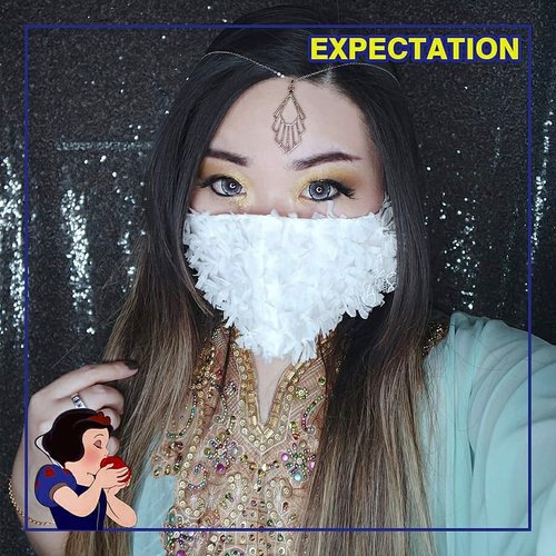 2nd Installation of the Expectation VS Reality series with my influencer fellas!

As now masks are necessities, i wanted to make makeup posts wearing one - and turning it into an expectation vs reality one because underneath the mask, there was a zero ounce of makeup (FYI i only applied foundation on my forehead 🤣🤣🤣) because what the world can see can stay ugly 😛. Redness, blemishes, come thru!

Btw, my super extra mask is from @nancywongcouture .

Will post more about the mask soon!

#expectationVSreality #influencerbehindthescene 
#quarantine #quarantinemakeup #dirumahaja #clozetteid #sbybeautyblogger #makeup #ilovemakeup #clozetteid #sbybeautyblogger #bloggerceria
#beautynesiamember #bloggerperempuan #indonesianfemalebloggers #girl #asian  #bblogger #bbloggerid #influencer #influencersurabaya #influencerindonesia #beautyinfluencer #surabayainfluencer #jakartabeautyblogger #SURABAYABEAUTYBLOGGER
#sultrymakeup #makeuplook #beautysocietyid #wearmask