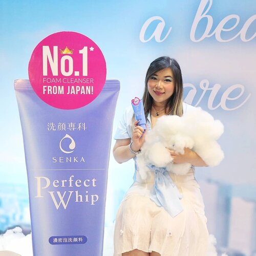 I've been a huge fan of @senkaindonesia Perfect Whip since the first time i tried it (it was love at first whip 😍) and attending events for brands that you already love is always fun!

Learned more about Senka yesterday and am super delighted to see that Senka has brought so much more of their products into Indonesia now, can't wait to try and test out their other products now!

Also had a little too much fun (and toned arms) at their fun whipping challenge , our team won third place for making the biggest foam!

Have you tried Senka products? I don't rave if i don't mean it. Here's a link to purchase them for your convenience :
http://bit.ly/buySenka. Trust me, your skin will love you - thank me later 😉. #senkaroadshowsurabaya
#beautifulbareskin
#suppinwithin 
#event #eventsurabaya
#surabaya #surabayaevent
#girls #clozetteid  #sbybeautyblogger  #bloggerindonesia #bloggerceria #bloggerperempuan #indobeautysquad  #influencer #beautyinfluencer #surabayainfluencer #surabayablogger #influencersurabaya  #indonesianbeautyblogger  #bloggerid #bblogger #bbloggerid #SurabayaBeautyBlogger #japanesebrand #japanesebeauty #japanesecosmetics #skincare #japanesecleanser