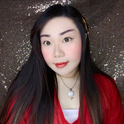 Happy Valentine's Day, darlings!Will post my Valentine-themed pic later, gotta post the last of the CNY one first 😁.#BeauteFemmeCommunity #SbyBeautyBlogger #clozetteid #startwithSBN #socobeautynetwork #minitutorial #makeuptutorial#fullfacenewproducts #chinesenewyearmakeup #chinesenewyear2021