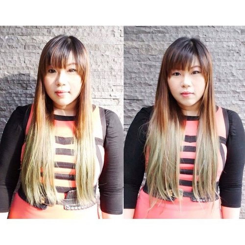 #beforeandafter #review #clipinhairextensions #hairextensions #sponsored by @irresistibleme_hair http://www.pinkandundecided.blogspot.co.id/2015/12/sponsored-review-hair-clip-by.html?m=1 #hair #allabouthair #blogger #bblogger #indonesianblogger #indonesianbeautyblogger #surabaya #surabayablogger #surabayabeautyblogger #clozetteid #endorse #remyhairextensions