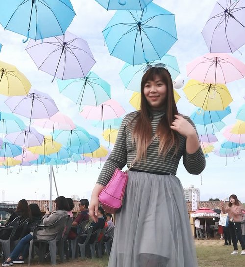 Colorful pastel umbrella at Baekje 63rd Festival, full story here : http://bit.ly/baekje .#gongju #pinkingongju #baekje#baekjeculturalfestival #63rdbaekjeculturalfestival #pinkinkorea #pinkinsouthkorea  #clozetteid #sbybeautyblogger #beautynesiamember #bloggerceria #influencer #beautyinfluencer #jalanjalan #wanderlust #blogger #bbloggerid #beautyblogger #indonesianblogger #surabayablogger #travelblogger  #couple #indonesianbeautyblogger #hubbyandwifey #travelblogger #foreverlove #lifestyle #koreanfestival #surabayainfluencer #travel