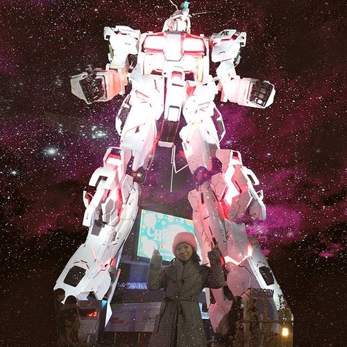 Resolusi tahun 2018, punya Gundam 1:1 di halaman rumah 😎#gundam #gundamunicorndestroymode  #divercitytokyo #odaiba #clozetteid