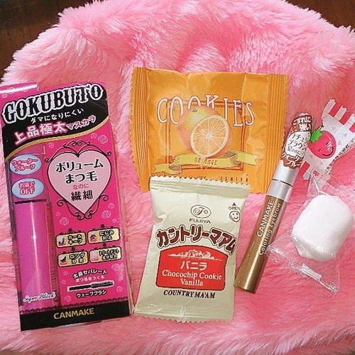 Just arrived 😍😻👌👍🙌
Thanks so much @harikedua 😘😘😘
#cute #kawaii #canmake #makeup #snacks #Japan #clozetteid #pink #happy