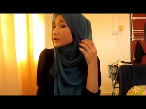 Tutorial Hijab Paris | Tutorial Hijab Paris segi Empat | Terbaru | Simple - YouTube