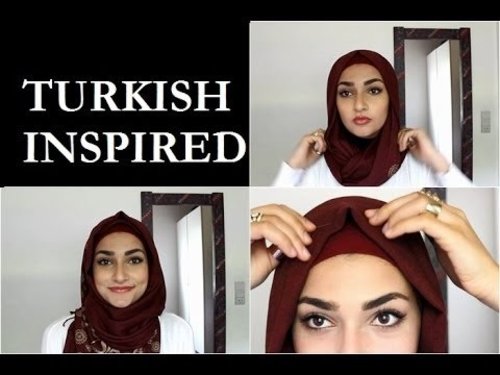 2 TURKISH INSPIRED HIJAB TUTORIALS | MISSBAK96 - YouTube