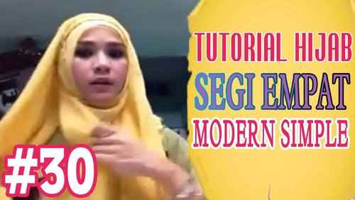 â¿ Cara Memakai Jilbab Segi Empat Paris Modern Yang Simple Kreasi Terbaru #30 â¿ - YouTube