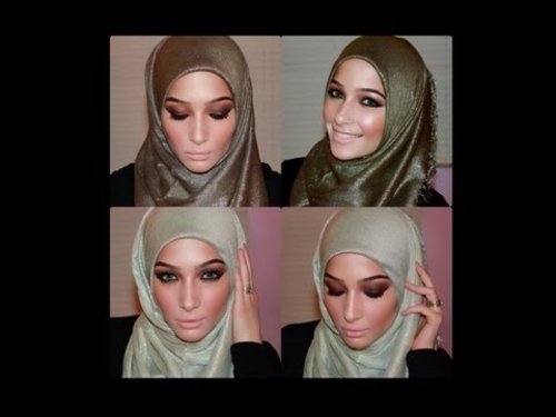 Bronzy Brown Smokey Eye Makeup Tutorial Feat. Hijab-ista.com & Desiolens.com - YouTube