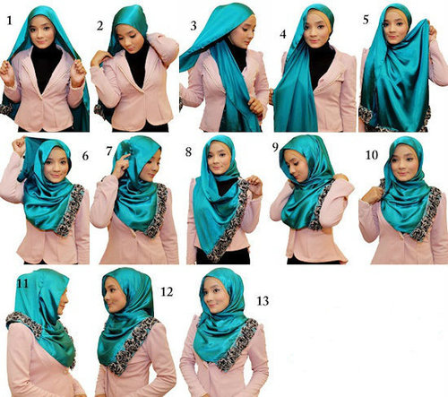 hijab paris tutorial
