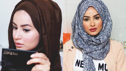Get Ready With Me : Make-up Tutorial, Hijab Tutorial & Outfit of the day! - YouTube