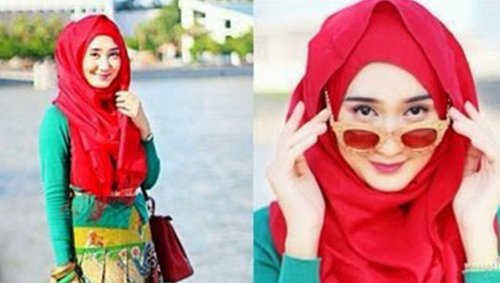 Tutorial Hijab Pashmina Ala Dian Pelangi #1 - YouTube #HijabTutorialDianPelangi