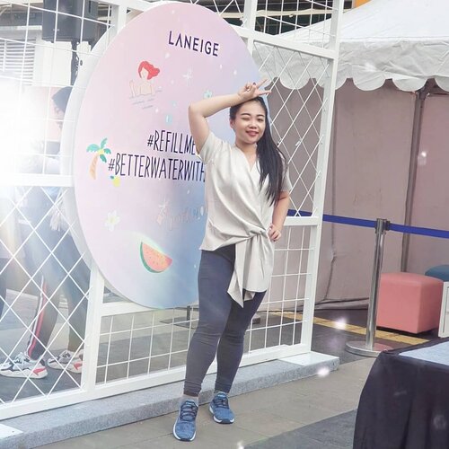 It was a productive morning out with @laneige and @clozetteid for #RefillMe2019! .
.
Happy to be taking part in this CSR campaign to provide clean water for those in need with @laneigeid. As beauty brand which has water-based products, #Laneige is very aware of the importance of clean water for health. While we are using water easily, many are struggling to get it. Every purchase of the set will be donated to the areas in need through Aksi Cepat Tanggap. Thank you for being aware, and helping us to be aware too.
.
.
Yesterday was fun, with the zumba class, skin check and the thought sharing. Thanks for hosting and let's continue paying attention to others! #ClozetteID #BetterWater