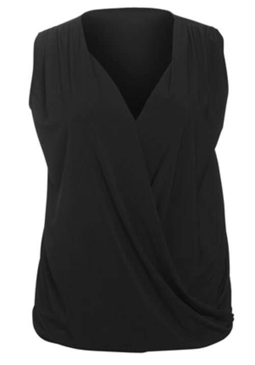 Clothing at Tesco | F&F True Sleeveless Plus Size Wrap Top > tops > New In  > Women