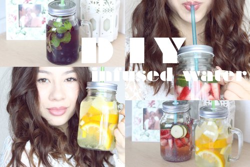 DIY Fruit Infused Water - 3 delicious recipes - YouTube