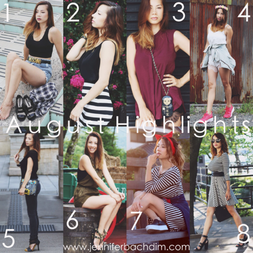 August Highlights! Help me to find the best August look of my blog posts? Which one do you like most?  All photos you can find on my blog: http://jenniferbachdim.com/2014/09/04/august-highlights/