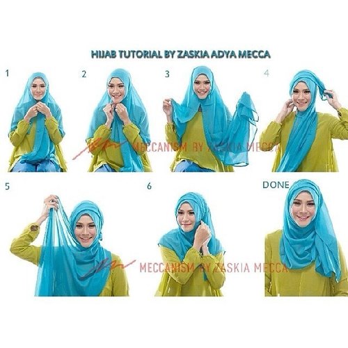 Hijab tutorial by Zaskia Adya Mecca #ClozetteID #HijabTutorial #Tutorials #HijabTutorialZaskiaAdyaMecca