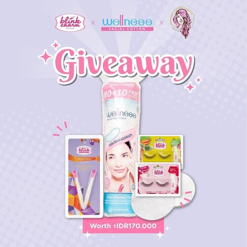 Yay another Mini Giveaway gengsss 💙🤗.Berhubung udah mau deket lebaran, pada pengen tampil cetar dengan salah satu bulumata andalan ku gaaa?Cara dapetinnya gampang banget!.1.) Follow akun aku, @blinkcharm ,@wellness_cotton ,dan @bloggirls.id2.) Mention 3 temanmu di kolom komentar. Komen 1x saja.3.) Hadiah senilai Rp170.000+ berupa 2 buah Blink Charm Eyelashes (Natural Flair #2 dan Sweet Classic  #5), 1 buah Blink Charm Push Stick dan 1 buah Round Facial Wellness Cotton untuk satu orang pemenang yang beruntung. 4.) Pemenang akan dipilih secara acak.5.) Periode giveaway 23-26 Mei 2019.6.) Pemenang akan diumumkan tanggal 27 Mei 2019 lewat stories.7.) Pemenang harus menginformasikan alamat pengiriman via DM dalam waktu 1x24 jam atau dianggap hangus..Super duper gampang kan 🤗 Semoga kalian happy join giveaway dariku yaaa hihi...#giveaway #giveaways #minigiveaway #giveawayindo #indogiveaway #makeupgiveaway #indonesiagiveaway #giveawaymakeup #clozette #clozetteid #bloggermafia #bloggirlsid #Cchannelbeautyid #beautygoers #beautygoersid #hadiahgratis #makeupgratis #kuisberhadiah #giveawaytime #giveawayjkt #skincaregratis #ramadhan #ramadhangiveaway #giveawayramadhan m