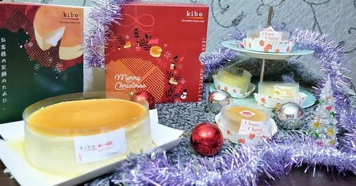 REKOMENDASI MOLTEN CHEESE CAKE FAVORITE : KIBO CHEESE CAKE CHRISTMAS EDITION 