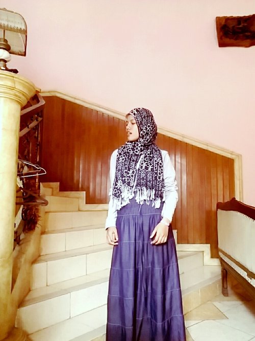 Wearing casual, making natural #ClozetteID #GoDiscover #ItsSoYou #HijabStyle #ootd #cotd