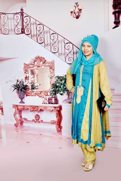 Indian hijab style...