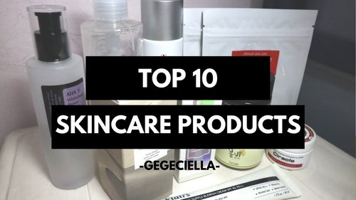 TOP 10 Skincare Products (Korean & Japanese) by Graciella Shiaryn - YouTube