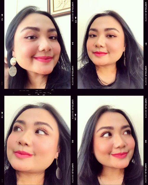It’s been a while not using any pinky lips 👄. This one is an exception because it smells like a coffee and made me wondering all day about coffee latte 😍😍😍. Turns out the color more into fuchsia and it make my skin look brighter. 💄@frndcosmetics . 
Shade: HULAHOOP
.
.
.
@beautyblogger.tangerang @lunadorii  @jdid #clozetteid 
#Lunadorii #LunadoriiXBBT #BeautyBloggerTangerang #beautyblogger #motd #frndcosmetics #beautyhaul #tampilcantik #indonesianbeautyblogger #bloggerceria