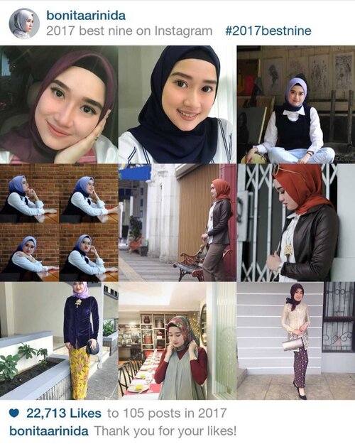 Sebagai netizen kurang pas kalo ga ikut upload best nine di ig, walaupun ga mencerminkan hal2 penting 2017 di hidup saya 😊•Dimulai dari kegalauan milih kuliah di LN apa DN, udah keterima di Scotland tinggal nyari beasiswa (incaran utama: LPDP) tp nyatanya ada bbrp hal dan (yg jelas) 1 hal besar utk reconsider, keinget ribetnya minta sight dari mentor @hafizbudi dan alhasil milih buat melepas yg di Scotland dgn ikhlas & berharap insya Allah pilihanku adalah pilihan yg tepat. Terima kasih mentor, maaf mentee mu merepotkan 😅 but finally we did it, i got the scholarship! 🎉•Huge responsibility dari @dgigiku karena dpt amanah membantu manajemen di klinik ini per Februari 2017, banyak sekali pelajaran baru yg bs diambil, semoga tidak mengecewakan 🙏🏻•Juga cerita-cerita kehidupan, manis dan pahit, yang membuat saya lebih banyak belajar mengenai apa itu deceiving, kebaikan dari hati, keikhlasan, sahabat dan bagaimana cara kerja Allah. Semoga kita semua bisa lebih tegar dari sakit yang telah dirasa. Semoga kita bisa memetik pelajaran dari semua pengalaman agar mampu berusaha lebih baik lagi. 💜#bestnine2017 #clozetteid