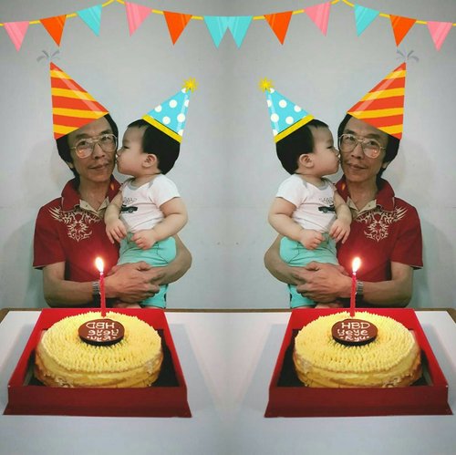 Priceless Moment ❤❤❤ happy birthday Yeye kesayangan Ryu 😘😘😘 #clozetteID #family #birthday
