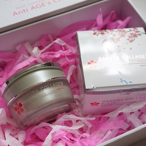 New post is UP on the blog! Have you heard about AGE? It’s Advanced Glycation End, one of the factor in aging, it’s created inside the body. While cherry blossom (sakura) extract is believed as anti AGE. @sakura_collagen_id Anti AGE’s Cream enriched with collagen, sakura extract, pro Vitamin B5, Vit E and Sodium Hyalluronate to moisturize and to disguise the signs of aging. Thanks @warung_blogger!
_
Read the review here 👉🏼 bit.ly/sakuracollagen 🌸
.
.
.
#mrshidayahpost #mrshidayahreview #sakuracollagen #sakuracollagenmeiji #antiages #warungblogger #meijiindonesia #skincare #antiagingskincare #skincareroutine #clozetteid