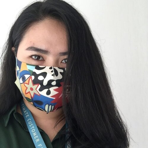 Current obsession: cloth face coverings as recommended by WHO & CDC to reduce the usage of surgical masks 😷...#maskeruntukindonesia #maskeruntuksemua #youxcottonink #clozetteid