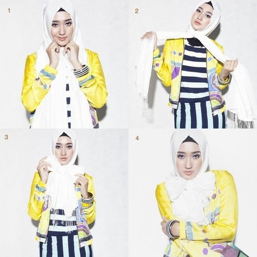 Casual style hijab by Dian Pelangi #HijabTutorialDianPelangi