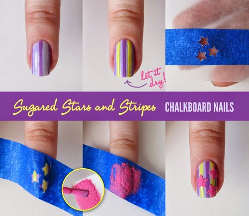 How to make a nails art? Here are the steps.