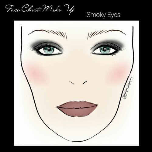 Face Chart Make Up ... Smoky Eyes .
.

Pict source :instagram
.

Application Make Up : modiface
.

Face Chart Make Up editing by @premitasari
.

#facechart #makeup #wakeupandmakeup #smokyeyes #gothicmakeup #mua  #makeupcharacter #makeupflawless #beauty #clozette #clozetteid