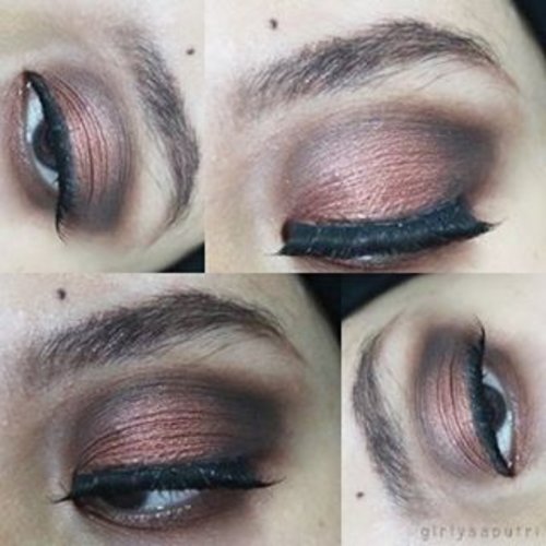 #motd #fotd #potd 
Tutorial on previous post. ☺
Using LA Girl HD Pro Primer black. Inez Eyeshadow in Venice. D'eyeko Siti Liza Lashes in Purnama @deyekoid 💕
#clozette #clozetteid #makeup #beauty #caaantik