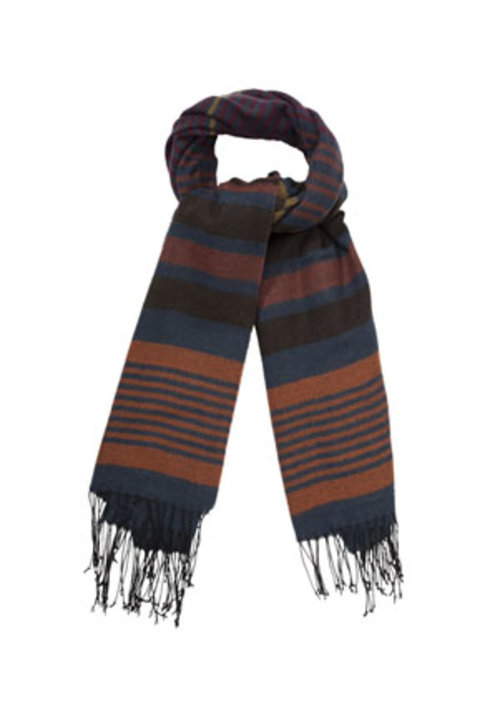Clothing at Tesco | F&F Striped Blanket Scarf > accessories > Accessories > Men