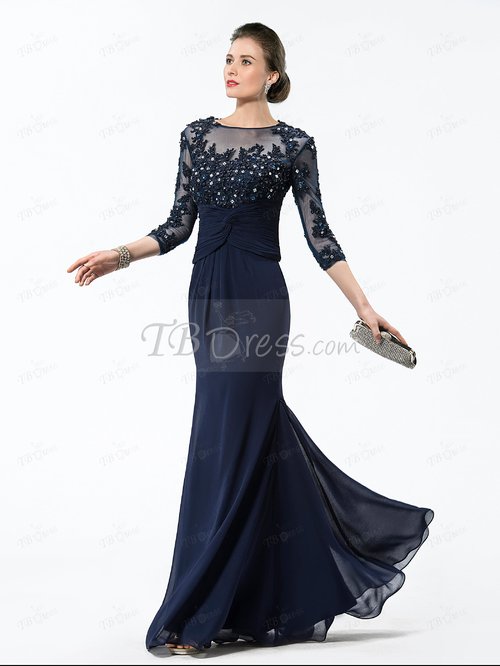 Hot selling Jewel Appliques/Sequins Mermaid Evening Dress : Tbdress.com