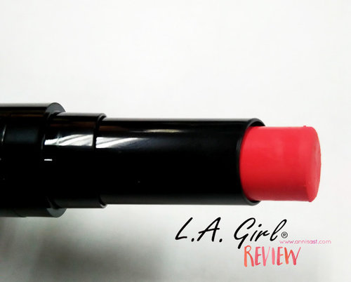 LA Girl Matte Flat Velvet Lipstick in Frisky Review: http://www.annisast.com/2015/11/la-girl-matte-flat-velvet-lipsyik-in-frisky.html