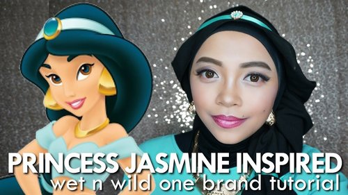 Glam Look - Princess Jasmine Inspired | One Brand Makeup Tutorial Wet n Wild | Bahasa Indonesia - YouTube