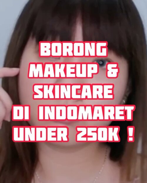 Mau dandan tapi takut mahal ??Beli aja di @indomaret !Total skincare & makeup yang kupakai totalnya ga nyampe 250k lhoo 🙈💖.Product used :@wardahbeauty• PB Creamy Foam - 28.100• PB Moisturizer - 27.400• Lightening Two Way Cake - 55.000• Eyebrow Pencil - 44.500• Exclusive Matte Lip Cream - 63.400• PB Tone Micellar Water - 29.600#beautybyvilly.#makeupchallenge #wardahbeauty #beautybloggerindonesia #ragamkecantikan #tampilcantik #cchannelbeautyid #clozetteid #jakartabeautyblogger #makeuptutorial #tutorialvideo #indobeautysquad