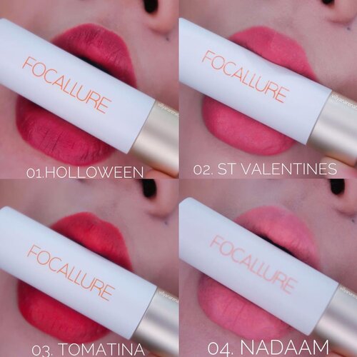 Lippie swatch for @focallurebeautyid Stay Max Lipstick !.Here's my personal review :• Pigmentation is great, tapi untuk beberapa warna (no 11-12) butuh bbrp x swatch mungkin krna saking miripnya sama warna bibir jd perlu diapply berulang x ya ..• nyaman banget dipake ! All the colors glide smoothly on my lips .• hasilnya semi-matte . Not too matte nor too creamy . Jadi gak terlalu becek / terlalu kering 💞• packaging is WOW! Waktu pertama pegang lipsticknya langsung berasa kayak lipstick mahal karena bahannya bagus & berat ! 😍• price is super affordable . Harga satuannya dibawah 50rb , ramah di kantong banget kan 🥰• colors are wearable . Semua bisa dipake buat sehari2 , even warna fuchsia nya ga gonjreng lebay lol . Jd ttep aman dipake keluar 😳🥺.Belinya dimana ?Kalian bisa beli di @focallurebeautyid @focallurebeauty 💖💖#beautybyvilly#focallurebeauty#staymax#focallurelipstick..#lipstickswatch #lipstickswatcher #beautybloggerindonesia #jakartabeautyblogger #indobeautygram #indobeautysquad #lipstickswatches #cchannelbeautyid #tampilcantik #ragamkecantikan #clozetteid #undiscovered_muas #100daysofmakeup #focallureindonesia