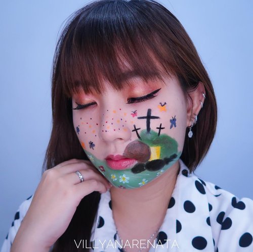 John 11 : 25 ," I am the resurrection and the life. The one who believes in me will live, even though they die;".Happy Easter for everyone who celebrates it ! 💞👏🏻#beautybyvilly.#amazingmakeupart #facepainting #sfxmakeup #sfxmuaindonesia #sfxindonesia #sfxmakeupindo #facepaintingindonesia #artmakeup #crazymakeups #undiscovered_muas #indobeautysquad #beautybloggerindonesia #indobeautygram #jakartabeautyblogger #100daysofmakeupchallenge #clozetteid #cchannelbeautyid #tampilcantik #ragamkecantikan #colourpopme #mehrongirl #maybellineindonesia