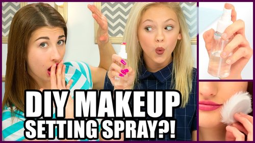 DIY Makeup Setting Spray? - Makeup Mythbusters w/ Maybaby and Jordyn Jones - YouTube