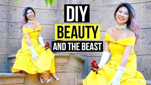DIY Beauty and the Beast Costume + Makeup Tutorial! - YouTube