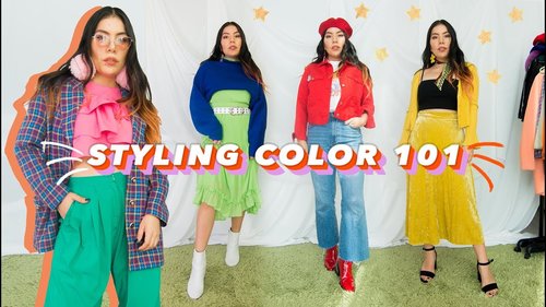 How to put together colorful outfits! ð¨#notdifficult #trustme - YouTube